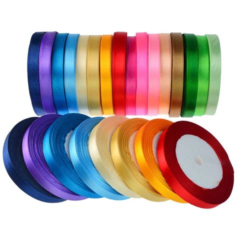 Polyester Satin Ribbon With Wired Edge Custom Satin Wired Edge Ribbon