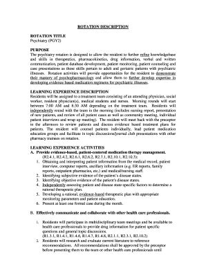 Fillable Online Academicdepartments Musc Rotation Title Fax Email Print