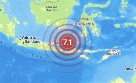 Terremoto De Magnitud 7 1 Sacude El Mar De Bali En Indonesia • Lo Que