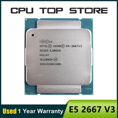 Intel Xeon E V Processor Ghz Eight Core Sixteen Thread Lga