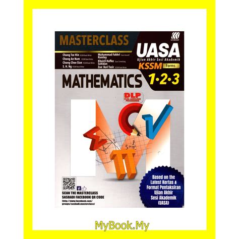 BARU MyB Buku Rujukan Nota Masterclass UASA Mathematics DLP