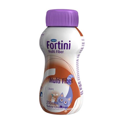 Fortini Multi Fiber Sabor Chocolate 200ml Danone Farma Direta