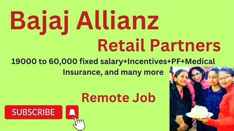 Bajaj Allianz Life Insurance Advisor Retail Partner Team Leader