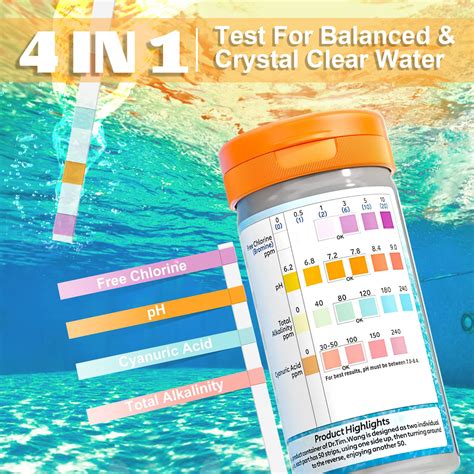 Getuscart Pool And Hot Tub Test Strips Medical Grade Precision