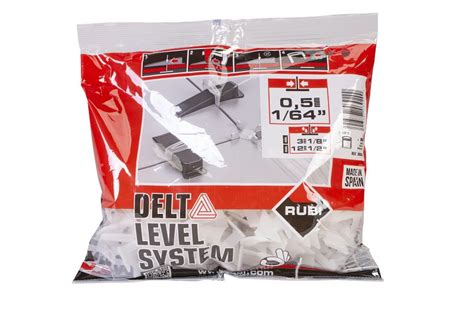 Rubi Laschen 3 12mm 05mm Delta Level System Beutel je 100 Stück VE 22