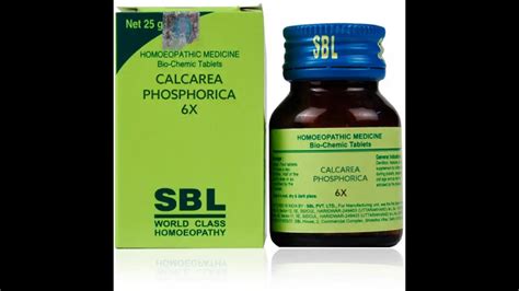 Sbl Calcarea Phosphorica 6x 25g For Delayed And Dentition Walking Useful In Fracture Joint