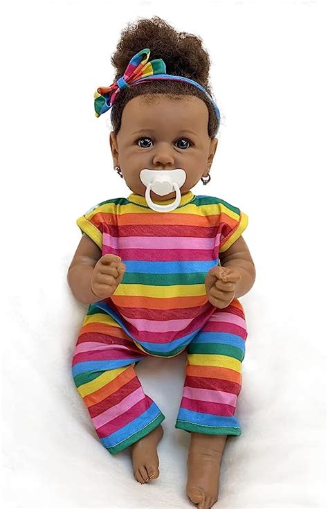 Amazon Wamdoll 20 Inch Realistic Black Reborn Baby Doll Soft