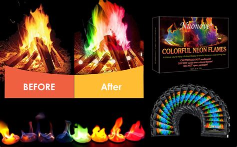 Nuonove Buntes Feuerpulver Buntes Feuer Magical Flames Magic Fire