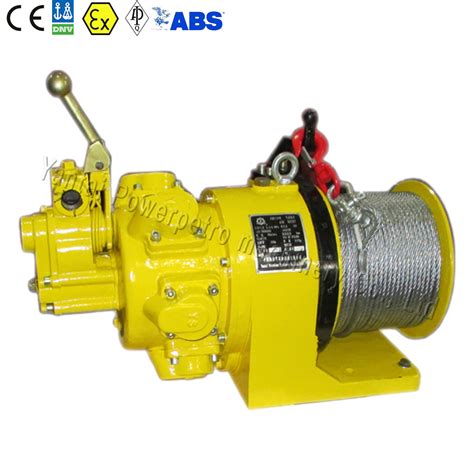 1 Ton 2200Lbs Small Remote Control Pneumatic Winch Air Tugger Winch