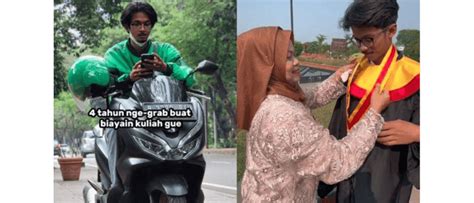 Wisuda Setelah 4 Tahun Jadi Driver Ojol Kisah Inspiratif Mahasiswa Ini