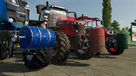 LS22 Fass Gewichte Pack v 1 0 Gewichte Mod für Landwirtschafts