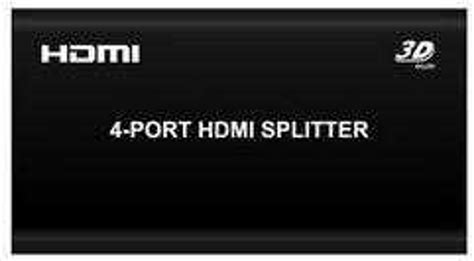 1x4 HDMI Splitter with EDID & Built-in Booster - 4K