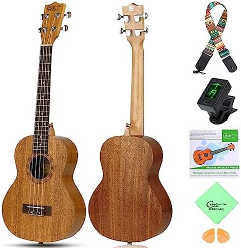 Hricane Soprano Ukelele 21 Inch Hawaiian Ukulele Professional Mahogany