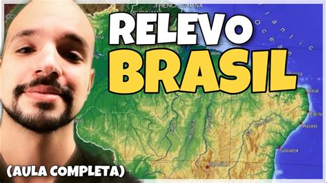 Relevo do Brasil Aula completa Ricardo Marcílio Study Maps