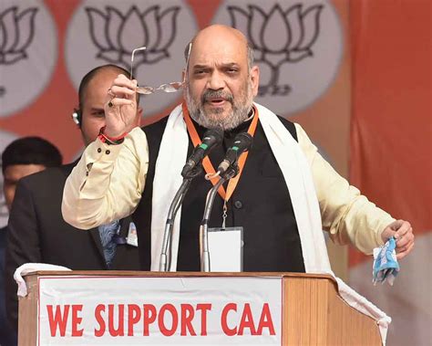 Despite Protests Caa Will Not Be Withdrawn Amit Shah