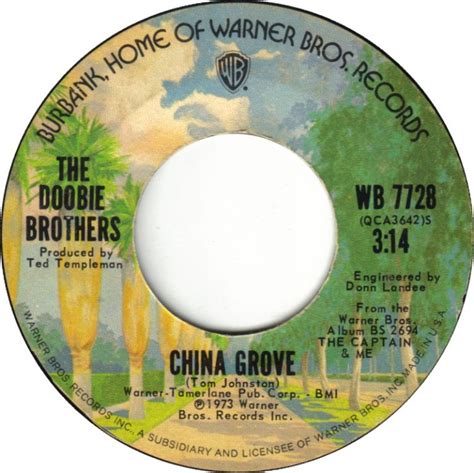 The Doobie Brothers ‘china Grove Admit It You Dont Know The Lyrics