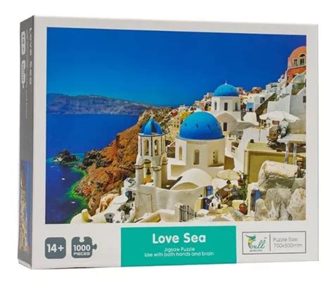 Puzzle Rompecabezas Arte Santorini Grecia 1000pcs Cuotas sin interés