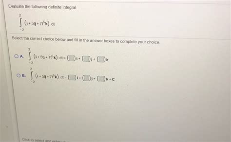 Solved Evaluate The Following Definite Integral 2 ſ 1