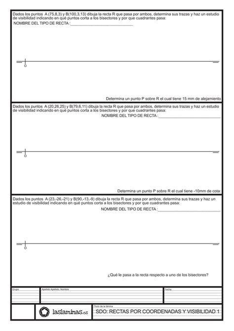 Ejercicios Punto Recta Y Plano PDF