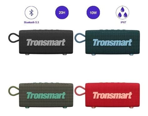 Caixa De Som Tronsmart Trip W Bluetooth Ipx Tws Frete Gr Tis