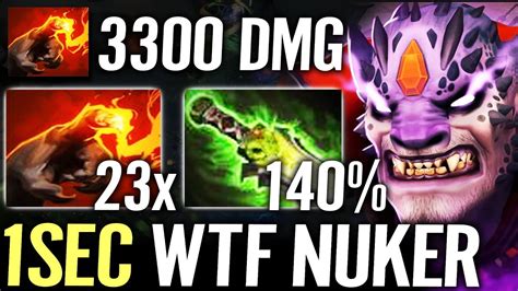 3300 DMG 1SEC Disappear WTF Lion NUKER IS BACK Aghanim EB 23x