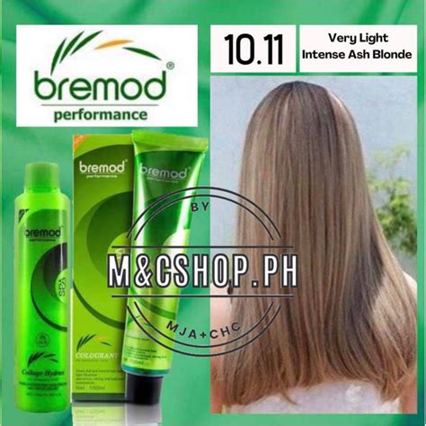 Bremod Hair Color Very Light Intense Ash Blonde Ml With