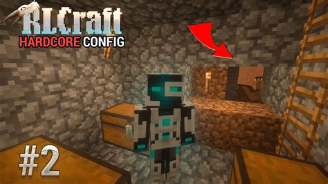 RLCraft Hardcore config Затащил жителя в подвал 2 YouTube