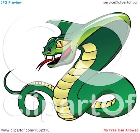 Clipart Menacing Viper Snake - Royalty Free Vector Illustration by ...