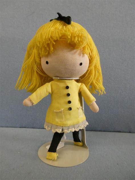 Joan Walsh Anglund Pocket Doll Girl In Yellow Cloth Dolls Nice