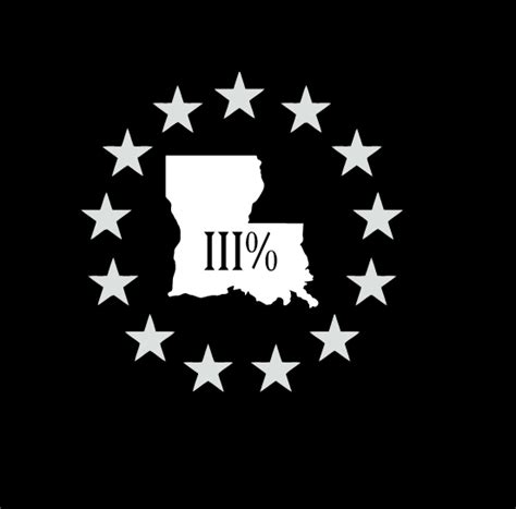 Louisiana 3 Percenter Decal Stickers Custom Sticker Shop