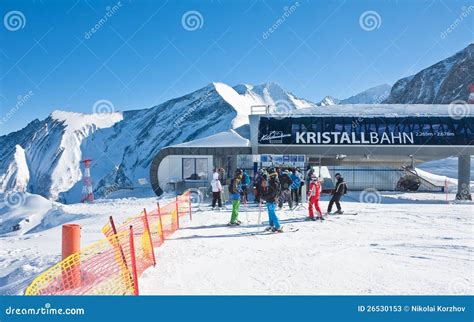 Ski Resort of Kaprun, Austria Editorial Stock Photo - Image of high, kitzsteinhorn: 26530153