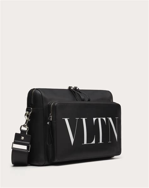 LEATHER VLTN MESSENGER BAG for Man | Valentino Online Boutique