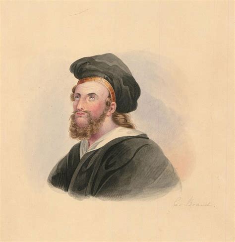 Catherine Board Early 19th Century Watercolour A Monk By Catherine