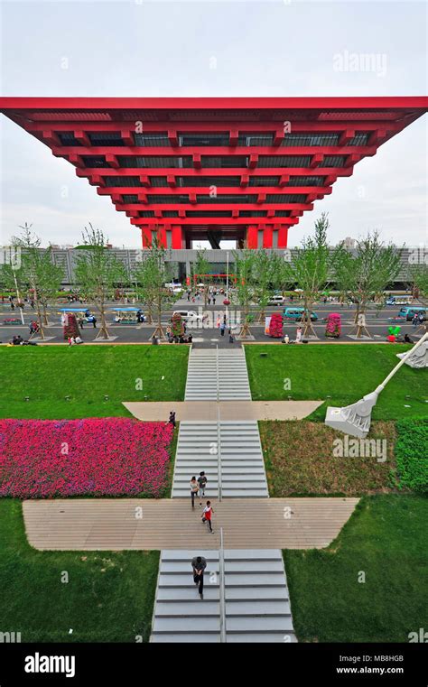 China Pavilion At The 2010 Shanghai World Expo China Stock Photo Alamy