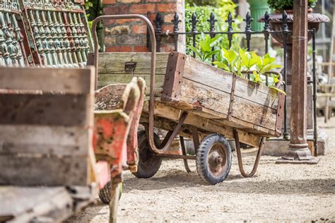 Rustic Gardeners Trolley The Store Yard