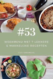 Weekmenu De Hele Wereld Over Culi Sandra