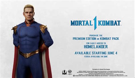 Mortal Kombat Homelander Gameplay Reveal Invasions Season Trailers