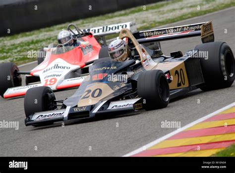 Mugello Am 1 April 2007 Unbekannte Laufen Auf Klassische F1 Wagen