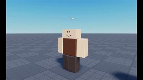 Roblox R6 Idle Animation Cycle Youtube