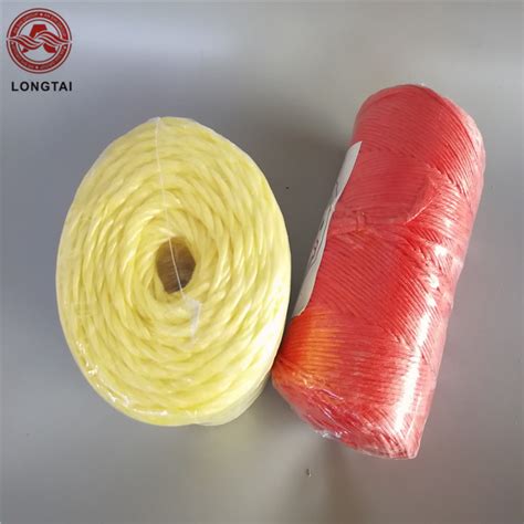 Low Shrinkage Polypropylene Baling Twine 1 Ply Twisted Lashing SGS PP