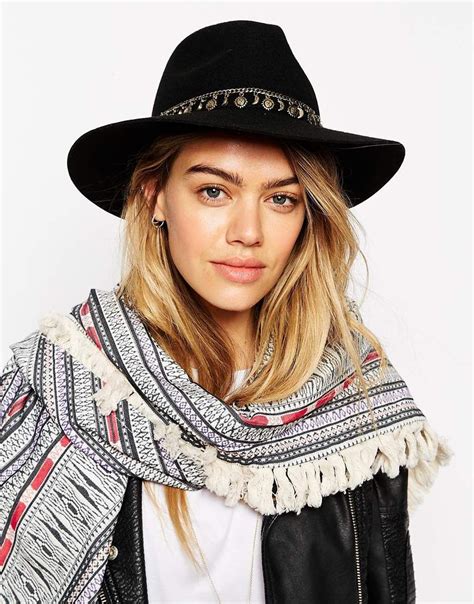 Native American Style Felt Fedora Hat For A Tribalwestern Look Felt