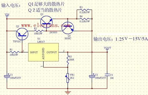 三端稳压器扩流电路 电源设计应用 电子发烧友网