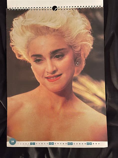 Vintage Madonna 1990 Calendar Etsy