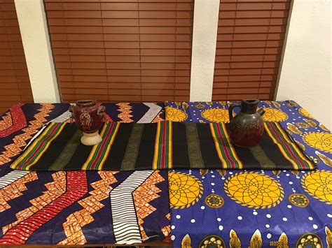 Tablecloths African Fabrics Ankara Kente Use For Table Runners Etsy