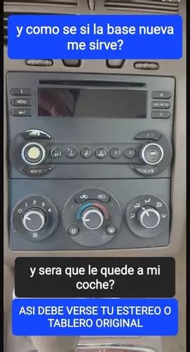 Base Frente Estereo Doble Din Malibu Chevrolet A En Venta En