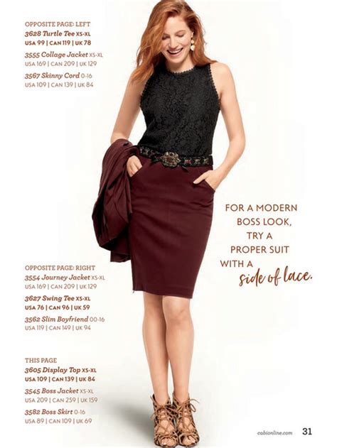 Cabi Fall Look Book Page