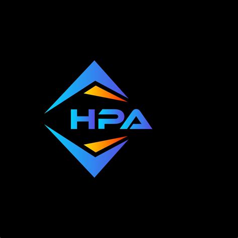 HPA Abstract Technology Logo Design On Black Background HPA Creative