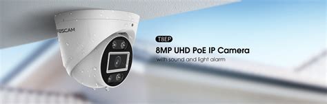 Foscam 4k 8mp Security Ip Poe Camera