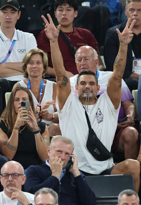 Photo Laure Manaudou Et Florent Manaudou Les C L Brit S En Tribunes