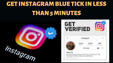 Instagram Blue Tick How To Get Instagram Blue Tick In Less Than 5